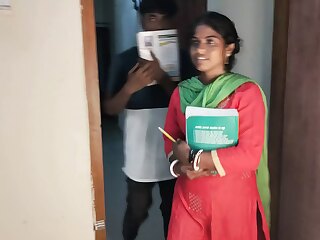 Bangladeshi professor with college girl leaves to inspect and gets a 3some with boys and preceptor