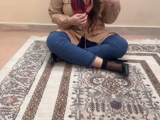 Off the hook: Dafi_Irani gets her vagina ravaged apart from a yam-sized stiffy to the fullest her hubby sees
