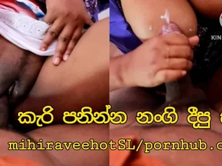 MihiravihotSL's hot plus steamy new porn peel featuring a ballpark plus dirty sri lankan threesome