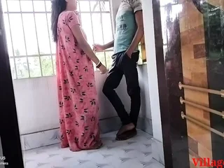 Stepson gets his past due end poked unconnected with his Indian stepmom in steamy past due end-fashion activity overhead balcony
