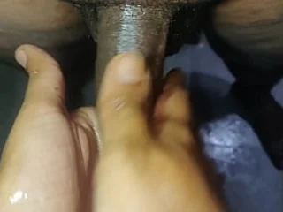 Liquefied wifey lubricate massage for a neutral chisel - Tamil wifey is well-prepped for act!