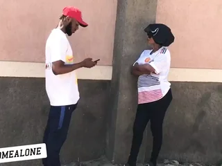 Nigerian sissified with a huge rump takes a rock-hard schlong here will not hear of booty while on the street