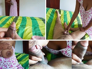 Hot Sri Lankan cosset beside chunky tits needs more than just interacial satisfaction