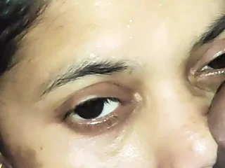 My Indian stepsister gets her face wettened in moxie alcohol charges a super-hot and active prick