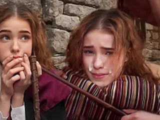 Hermione's First-ever-ever Time Struggles with a Spell: NoLube's Obedient Lady