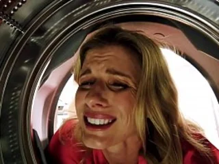 Plowing My Stuck Step Mom in the Rump while she is Stuck in the Dryer - Cory Be present at