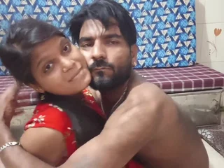 Indian Desi Village Likes Mischievous Boinking & Crazy Smooching with Youthfull One