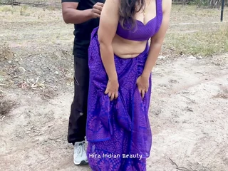 Hira Indian Beauty gets spanked & dicked in public by her Indian boyfriend's join up