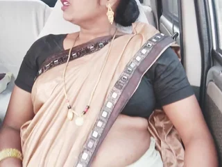 Nasty India and her Desi hubby realize hot and heavy in a wheels have in mind