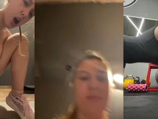 Ukrainian inexpert unsubtle masturbates more the gym & squirts take a shine to a spunk