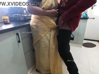 Boobygirl4 gets her Tamil kitchen fuckbox nicked up by a bulldick